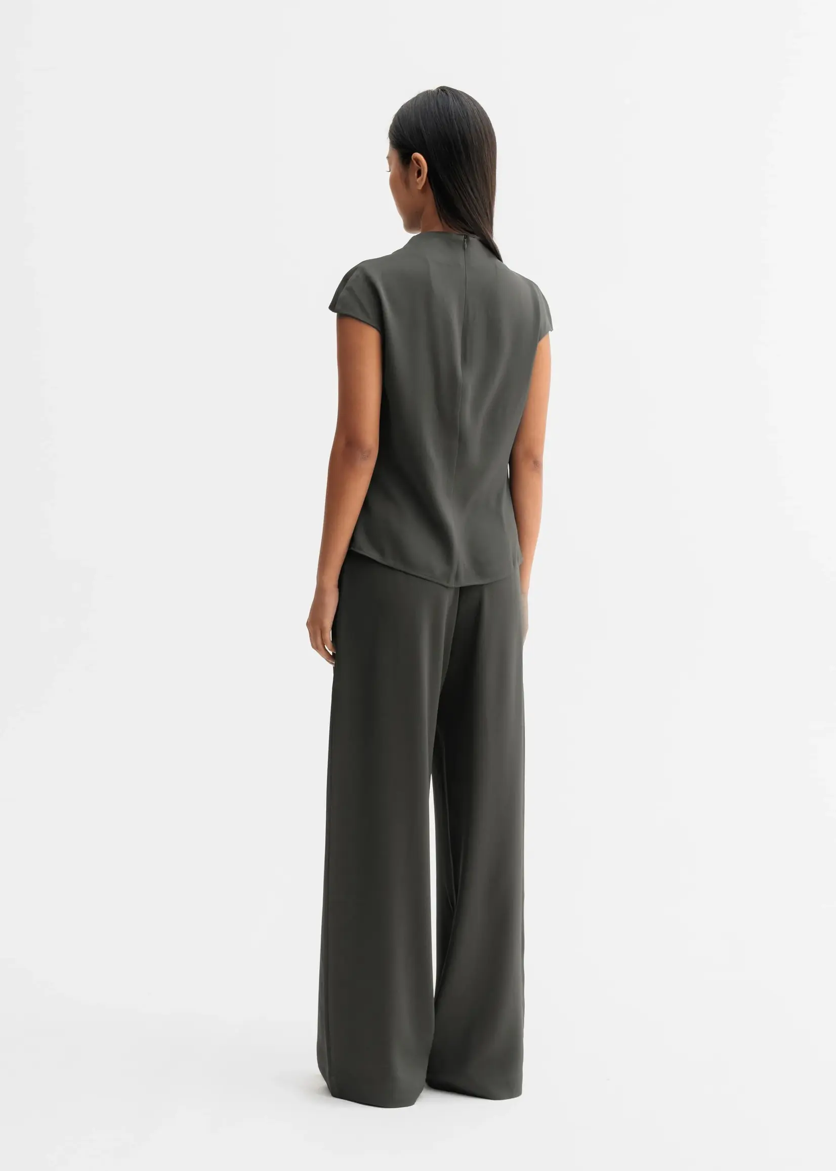 Ahlvar Lima top - Wood acetate