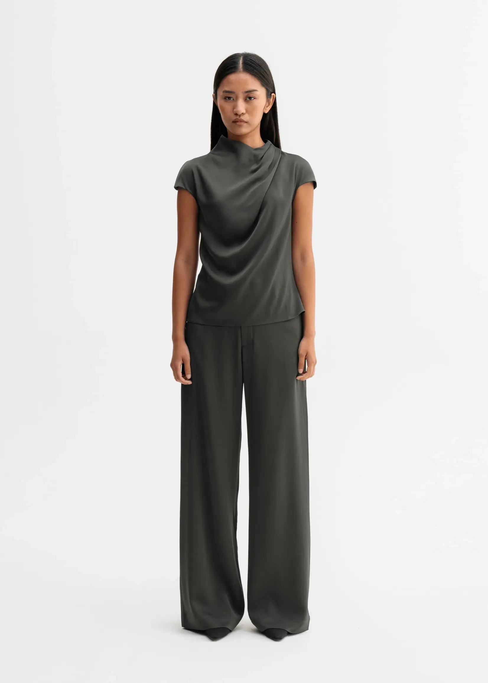 Ahlvar Lima top - Wood acetate