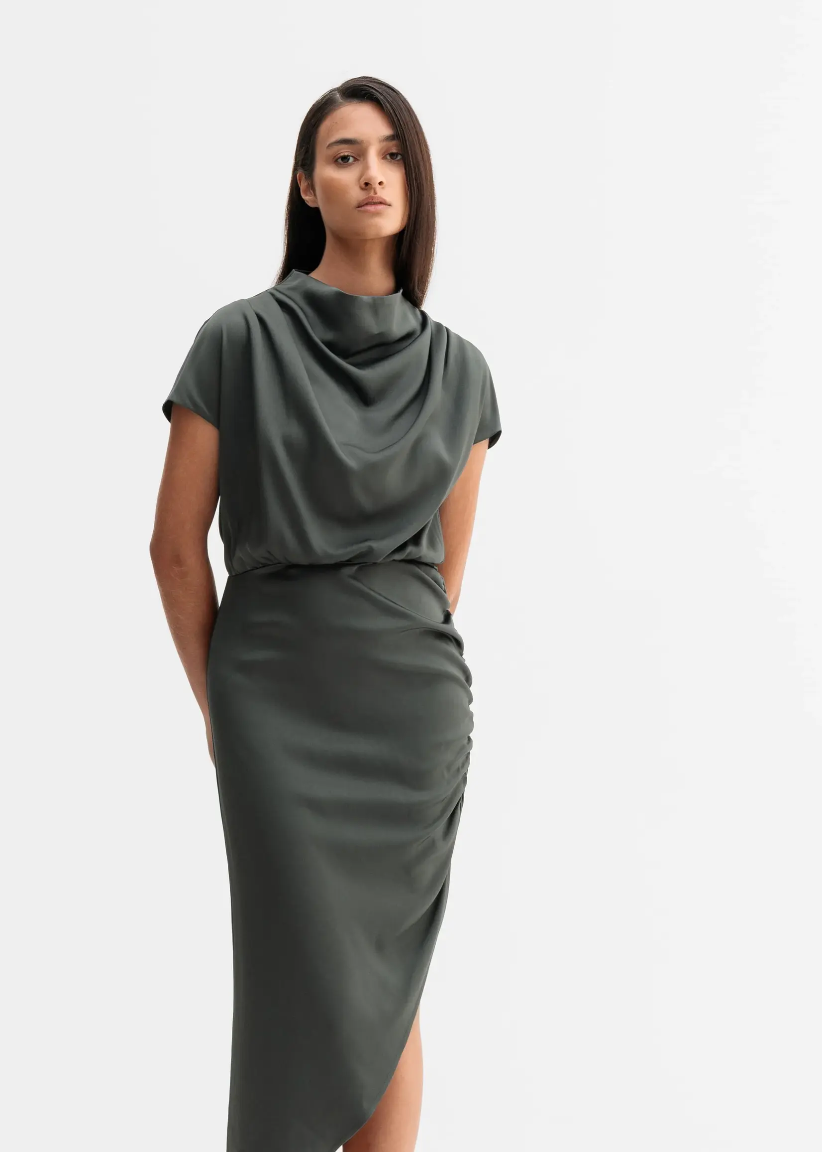 Ahlvar Minou dress - Wood acetate