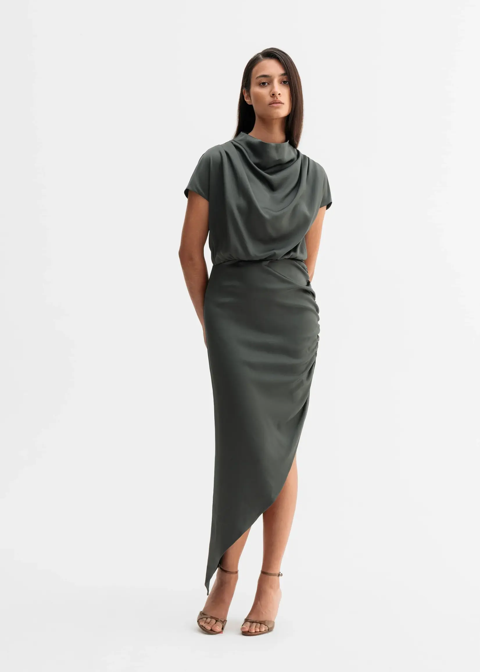 Ahlvar Minou dress - Wood acetate