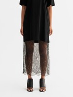 Ahlvar Hana lace pencil skirt - Black