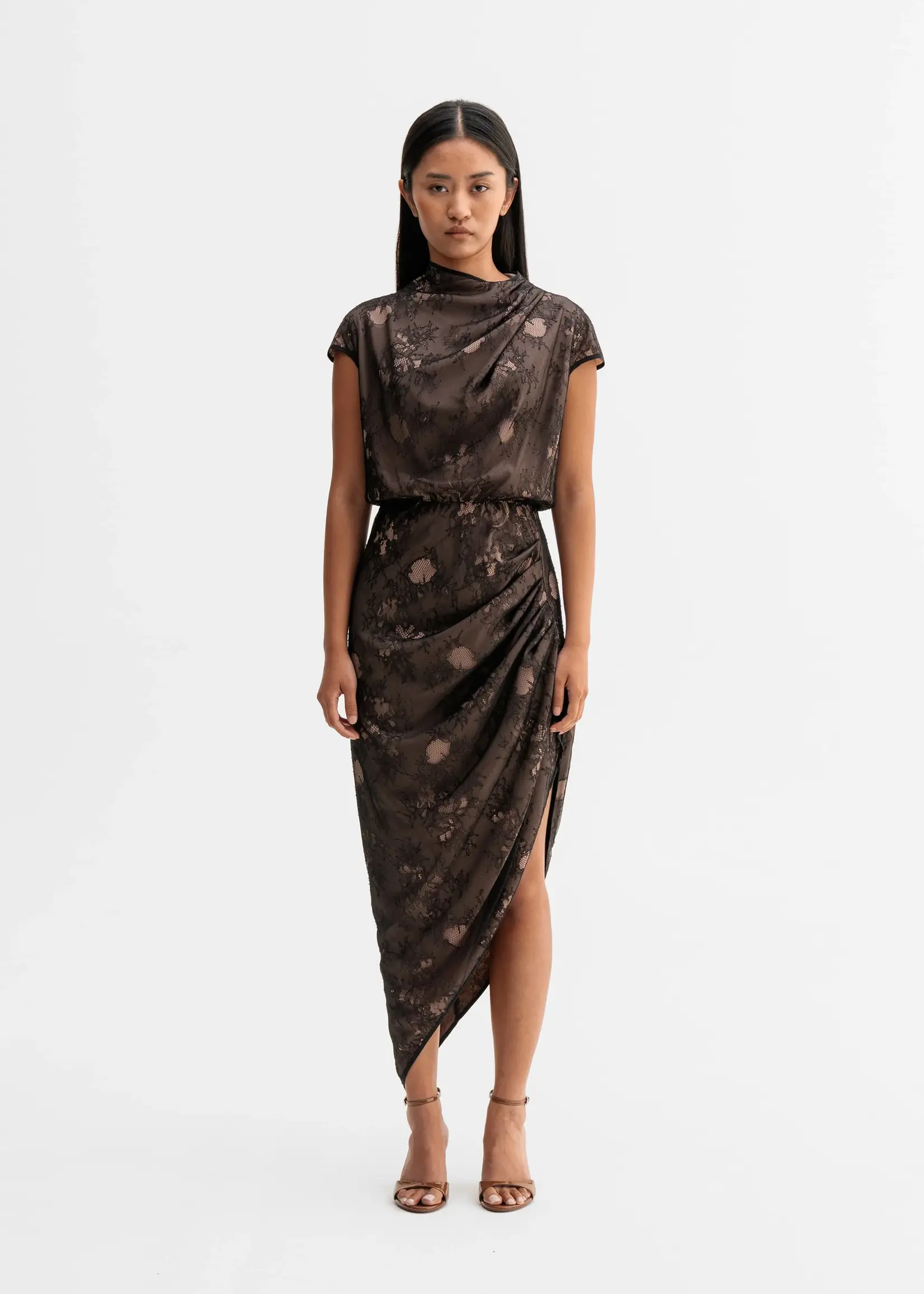 Ahlvar Lima lace dress - Black
