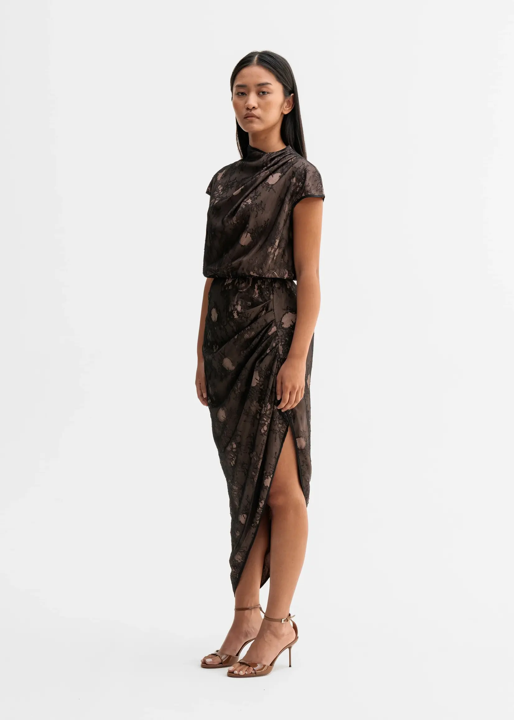 Ahlvar Lima lace dress - Black