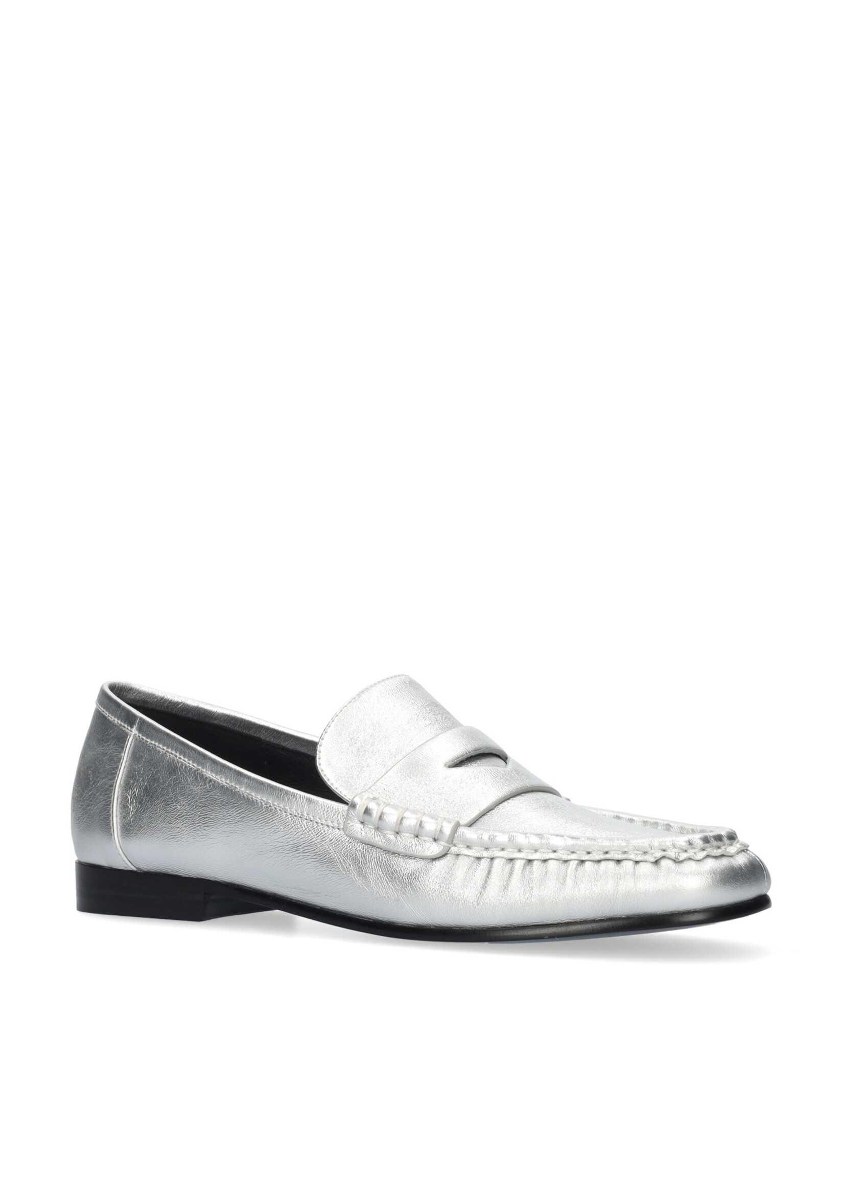 Bibi Lou Loafers - Silver