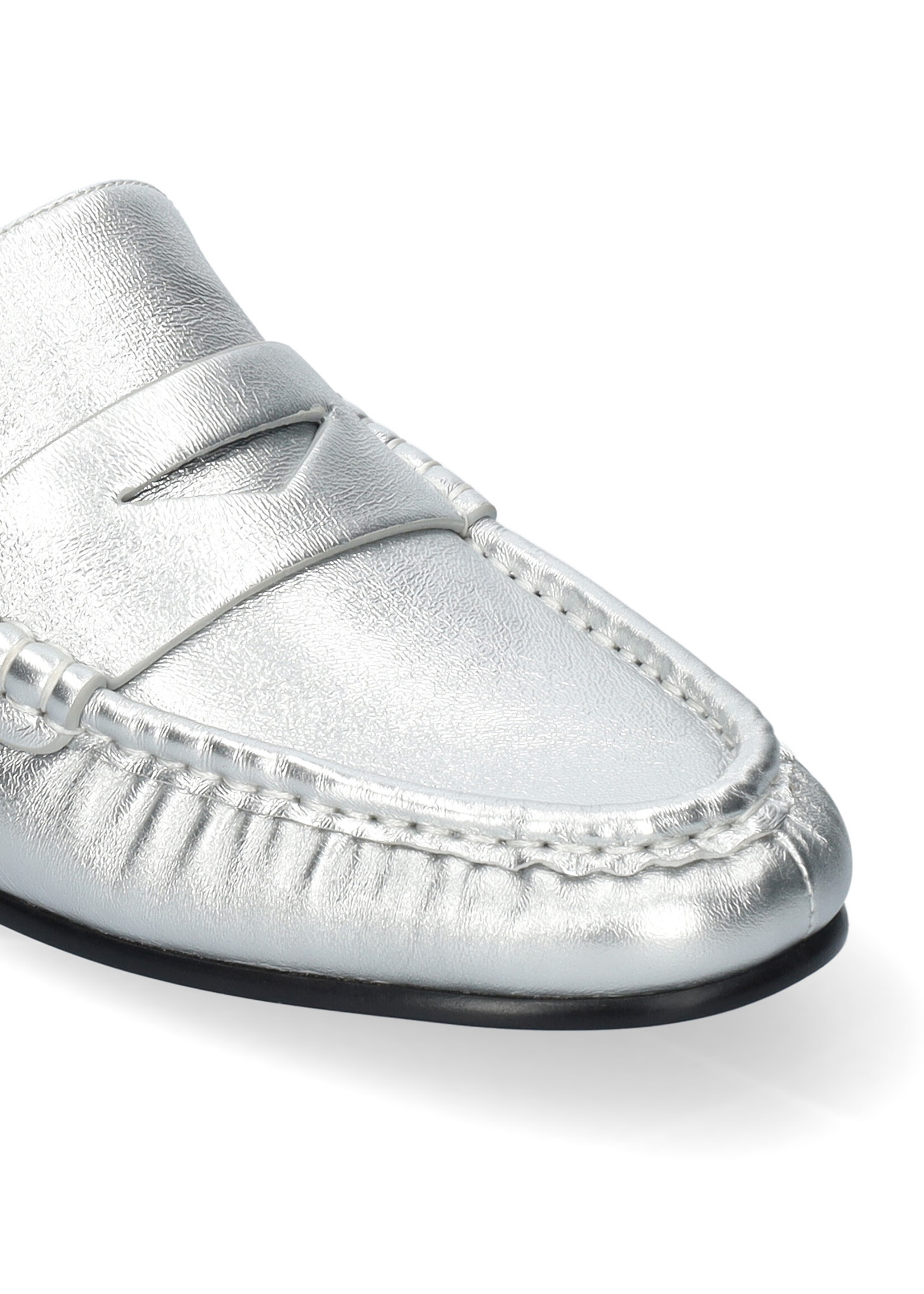 Bibi Lou Loafers - Silver