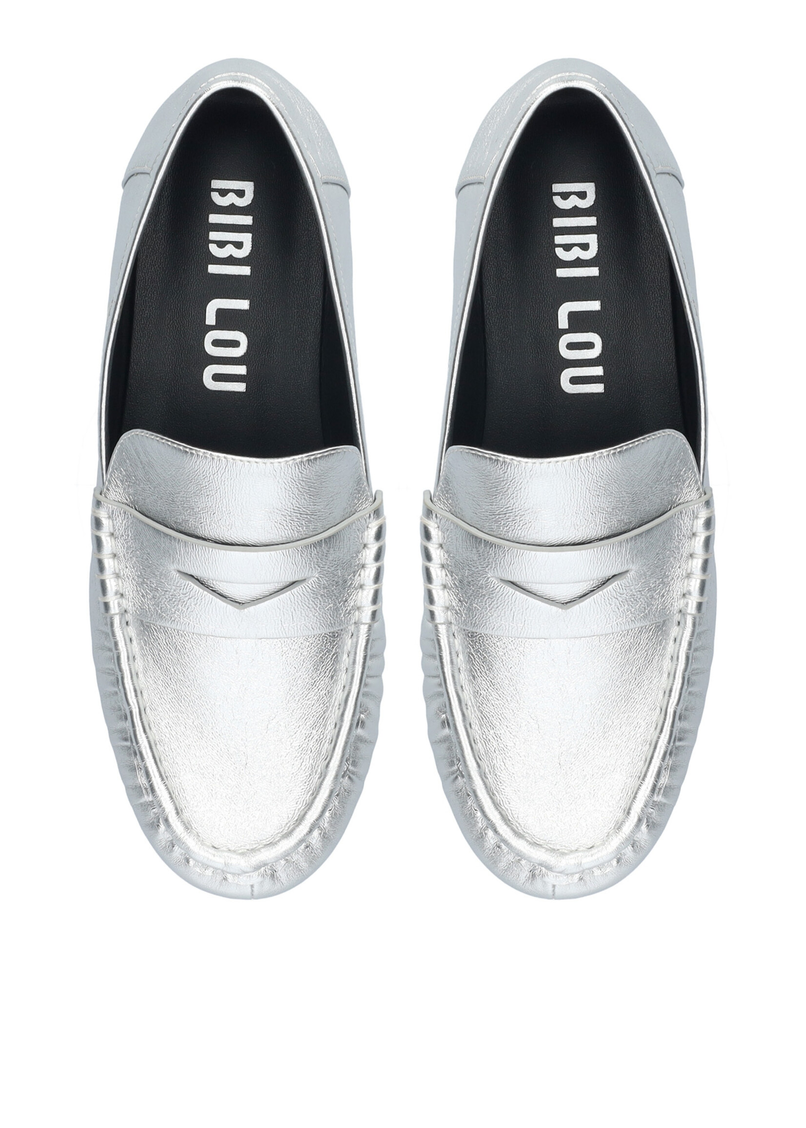 Bibi Lou Loafers - Silver