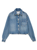 Amish Wavy front shirt - Traditional denim
