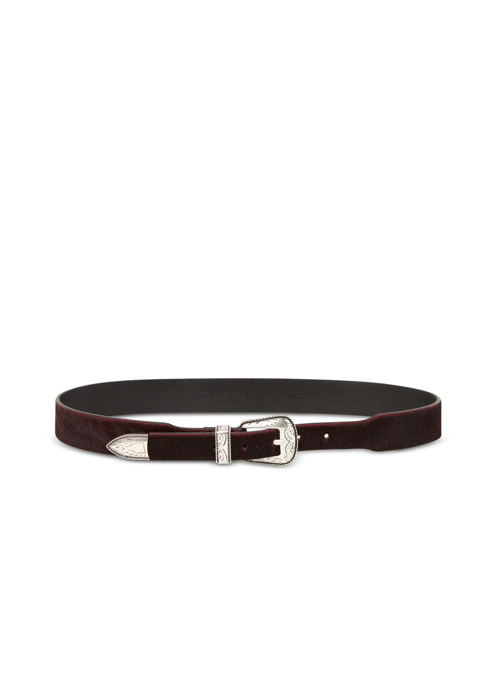 Amish Western belt - Amaranth