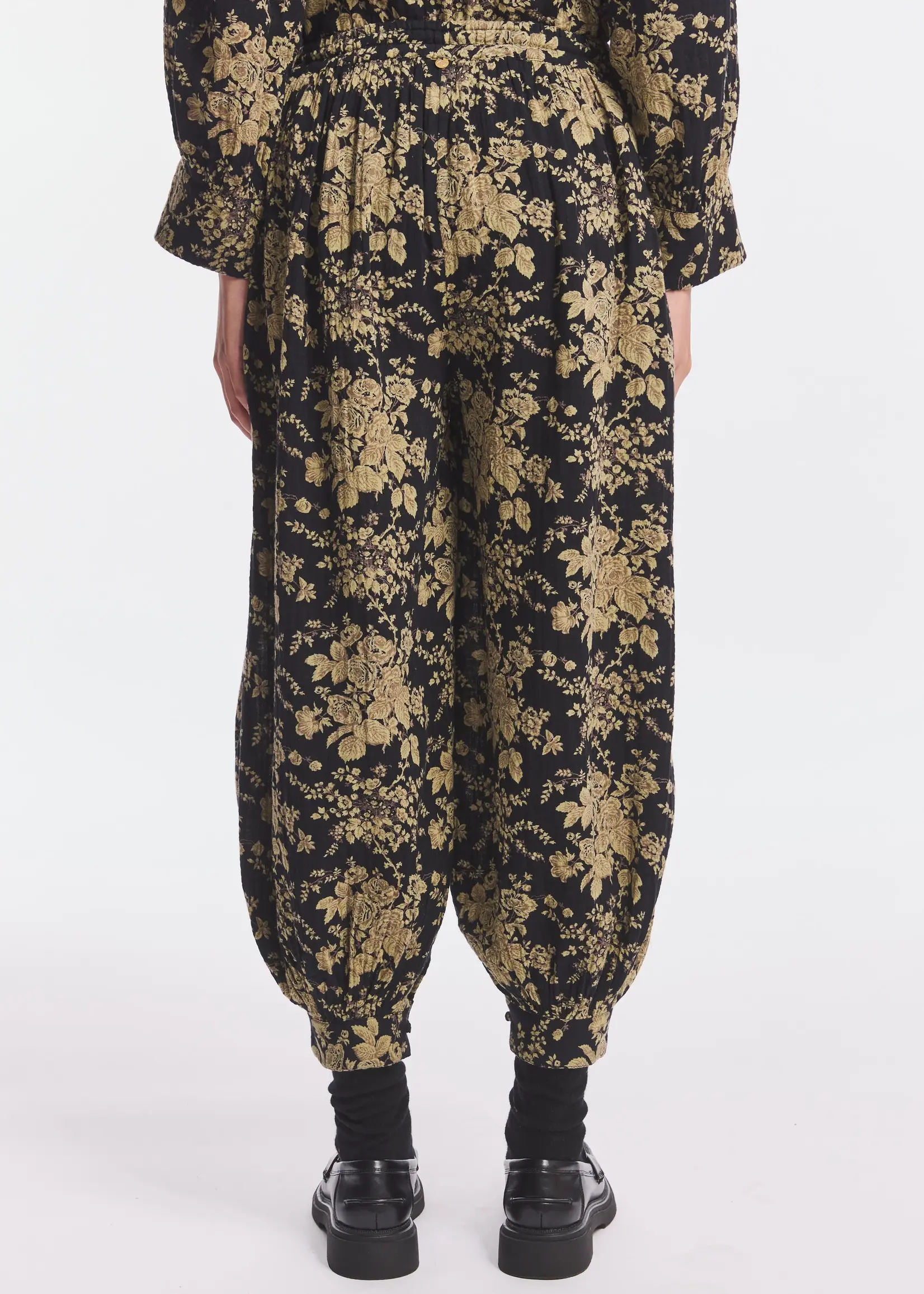 Cinzo sarouel pants - Black rust