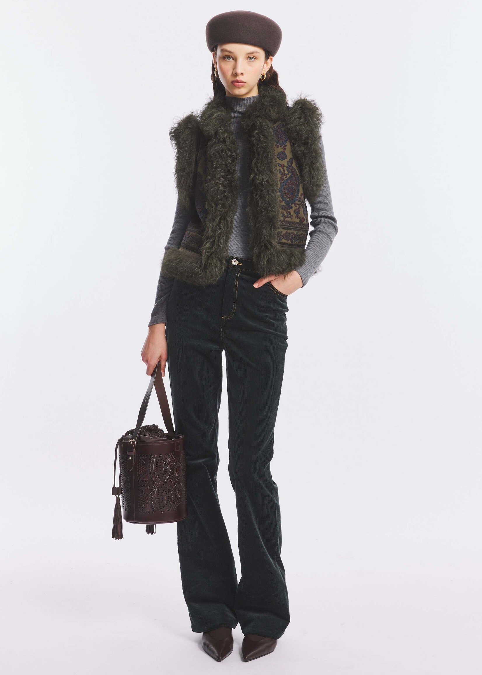 Pauline gilet - Kaki
