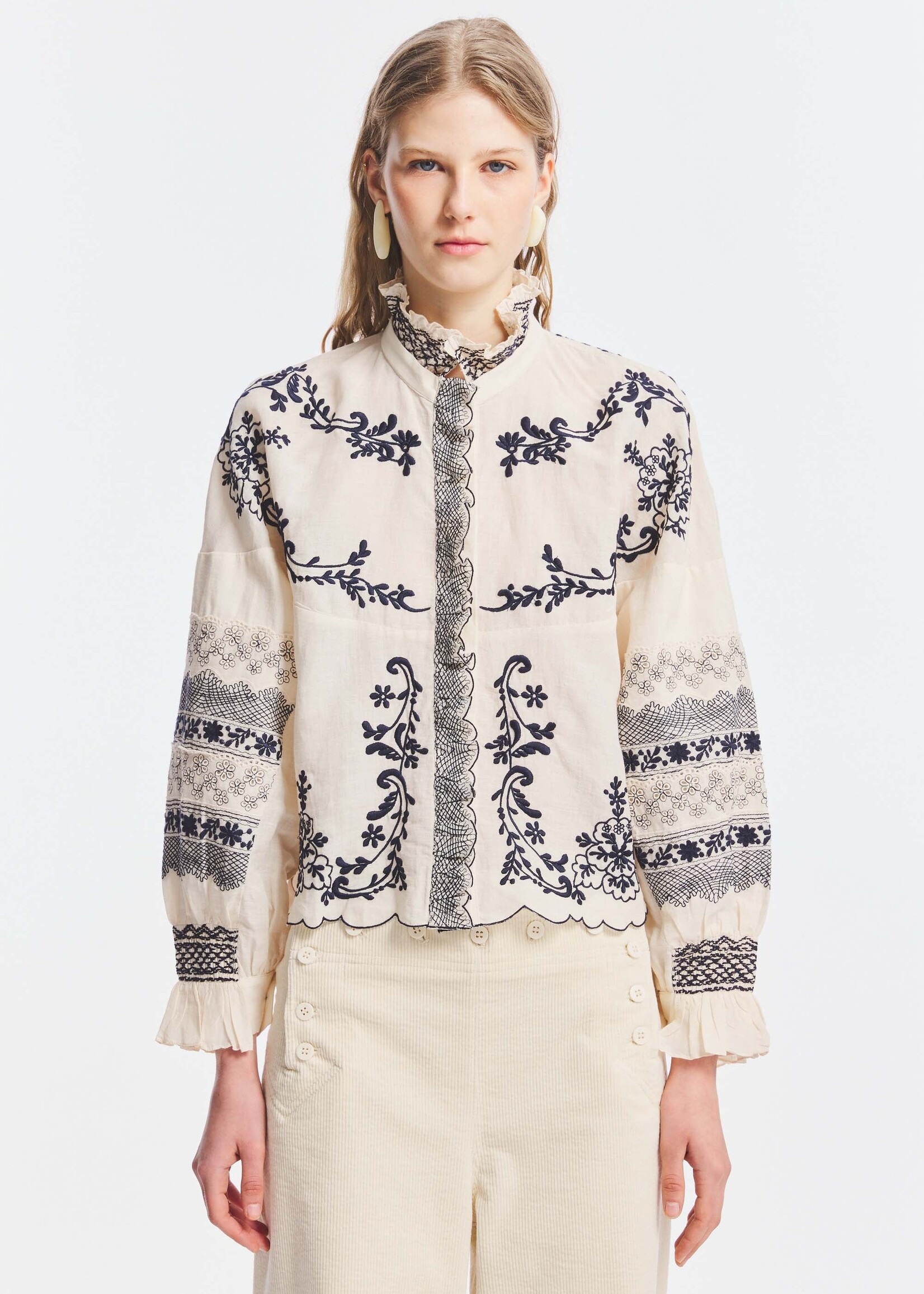 Penny big blouse - Cream
