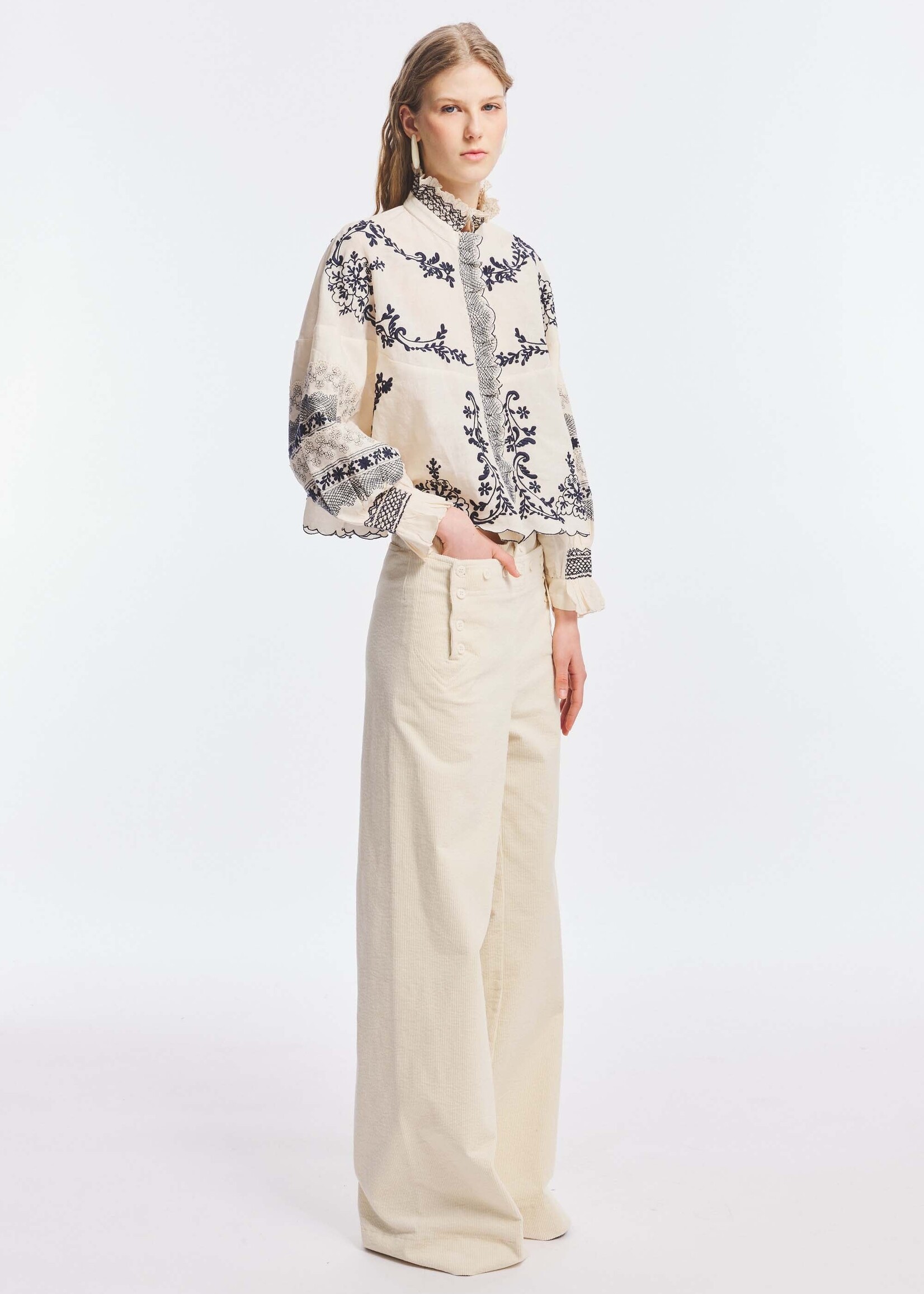 Penny big blouse - Cream
