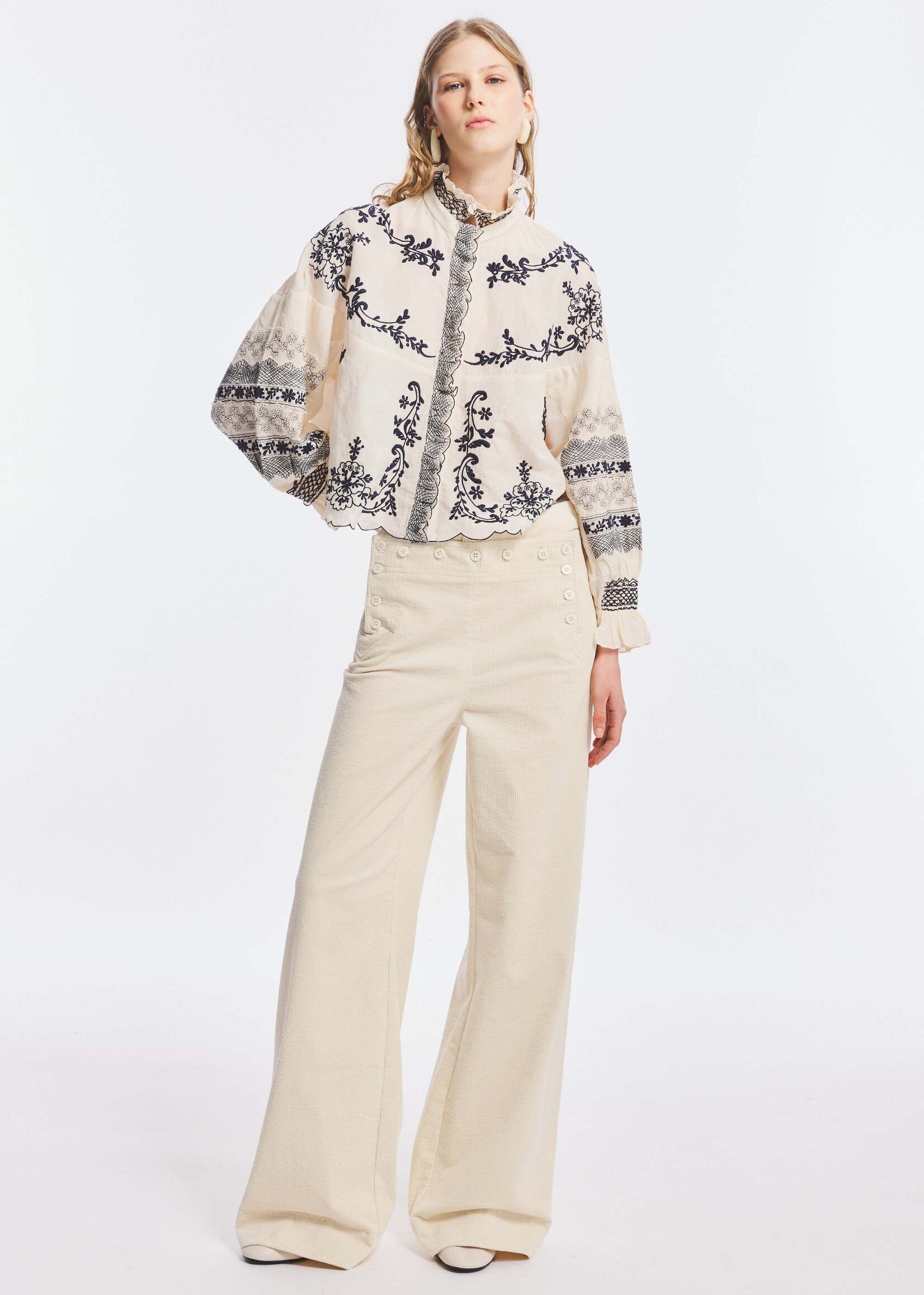 Penny big blouse - Cream