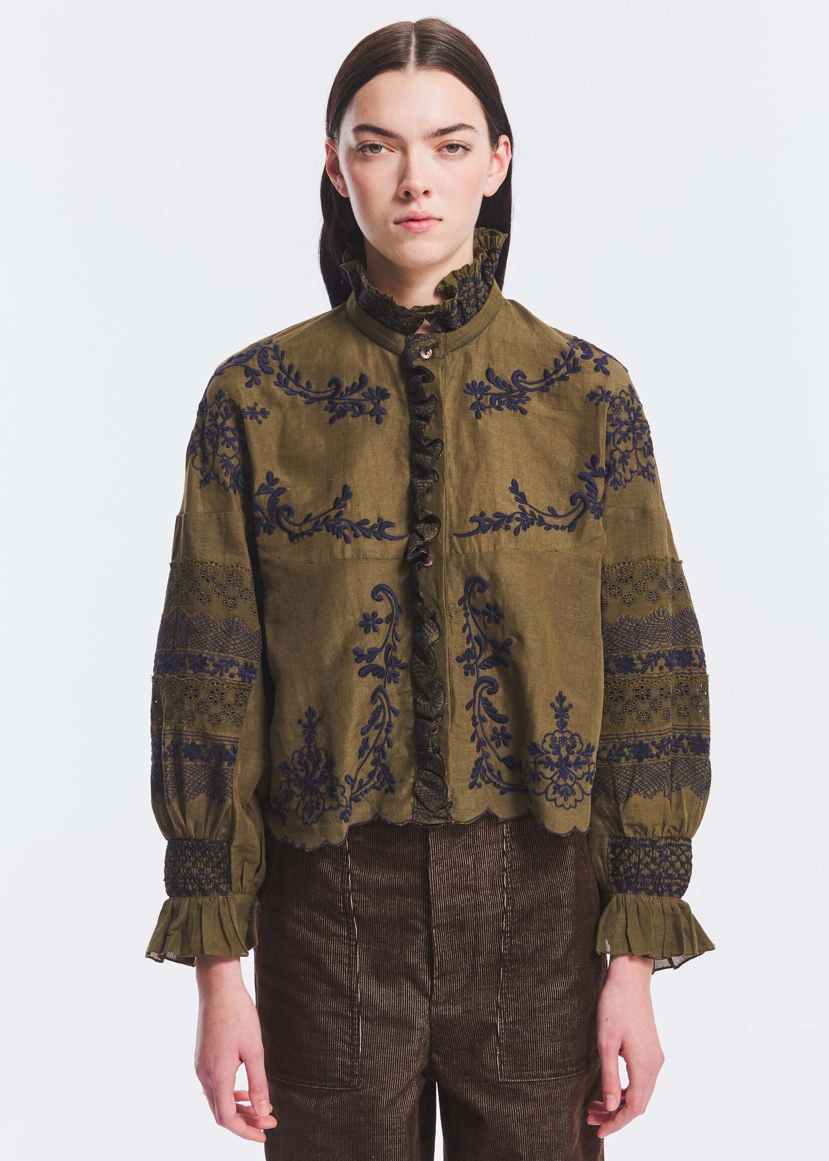 Penny big blouse - Kaki