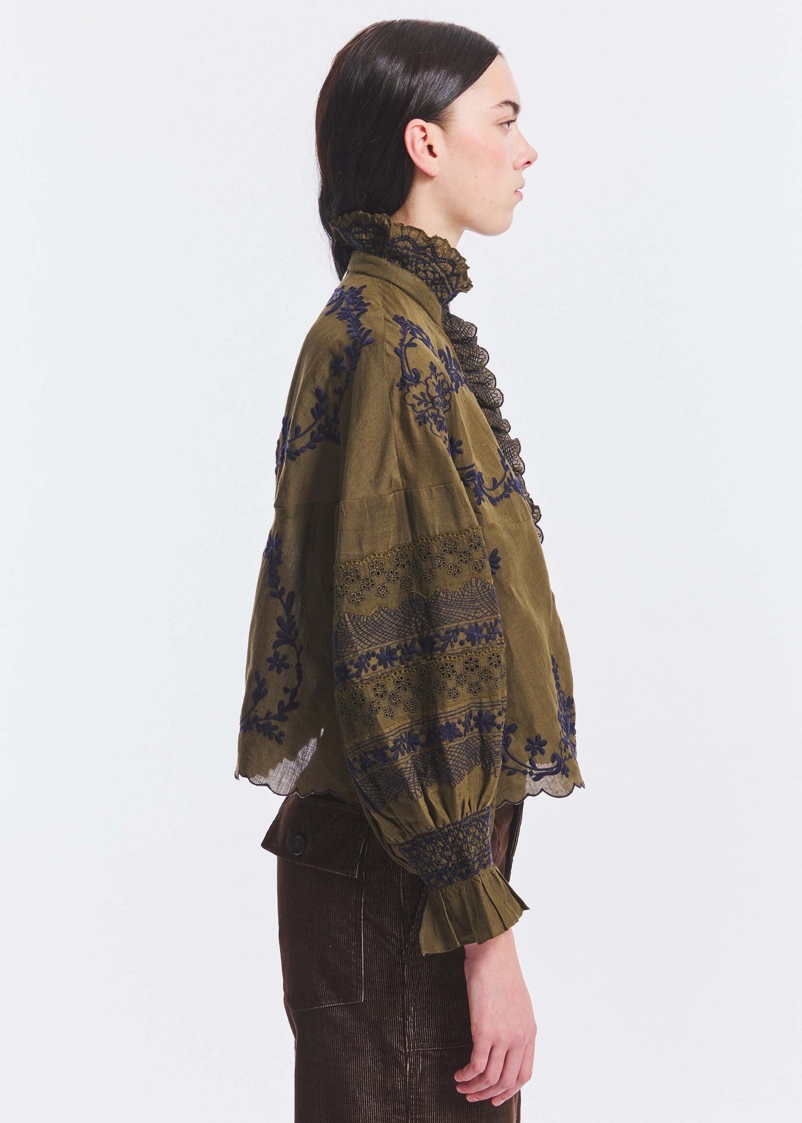 Penny big blouse - Kaki