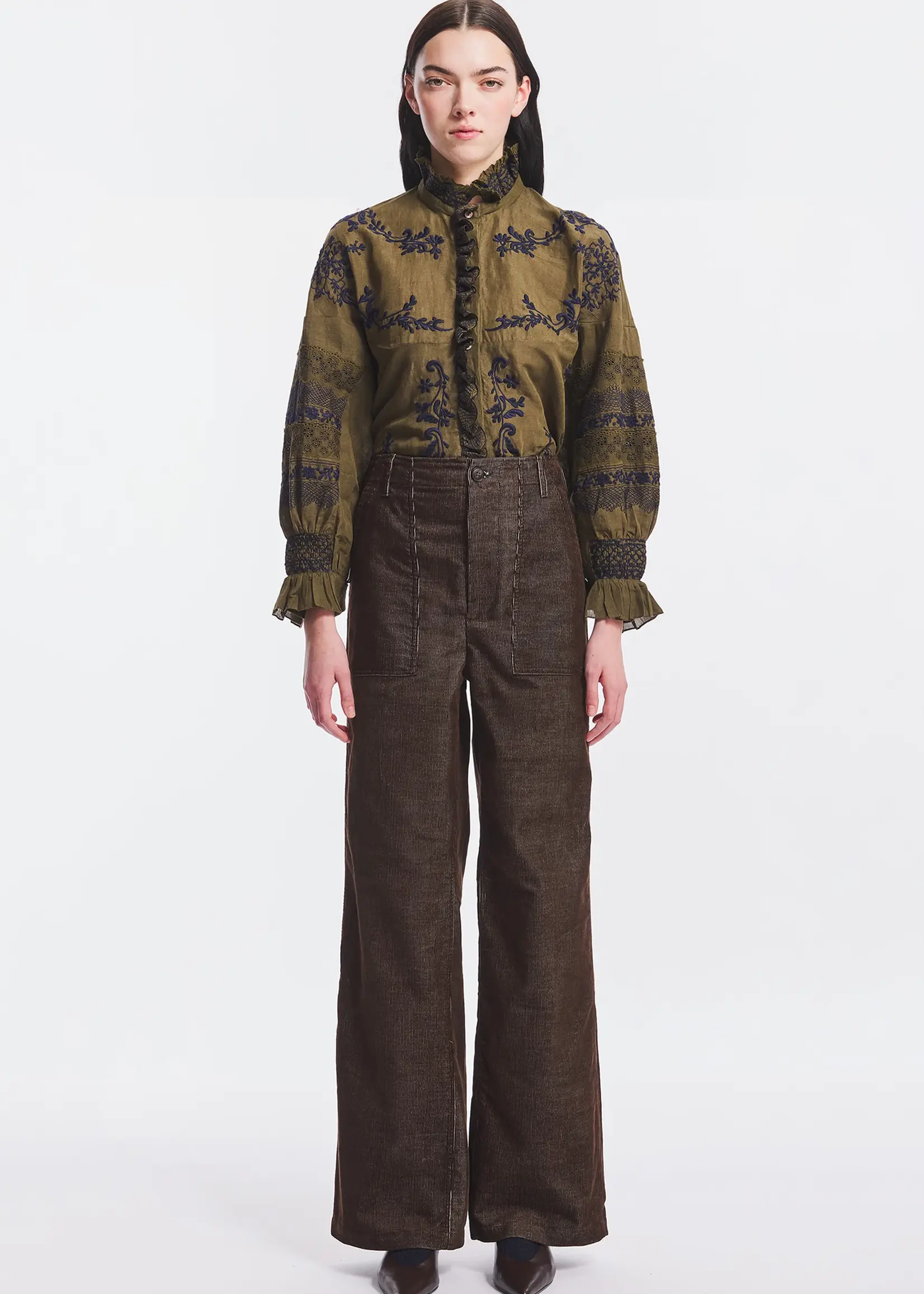 Penny big blouse - Kaki