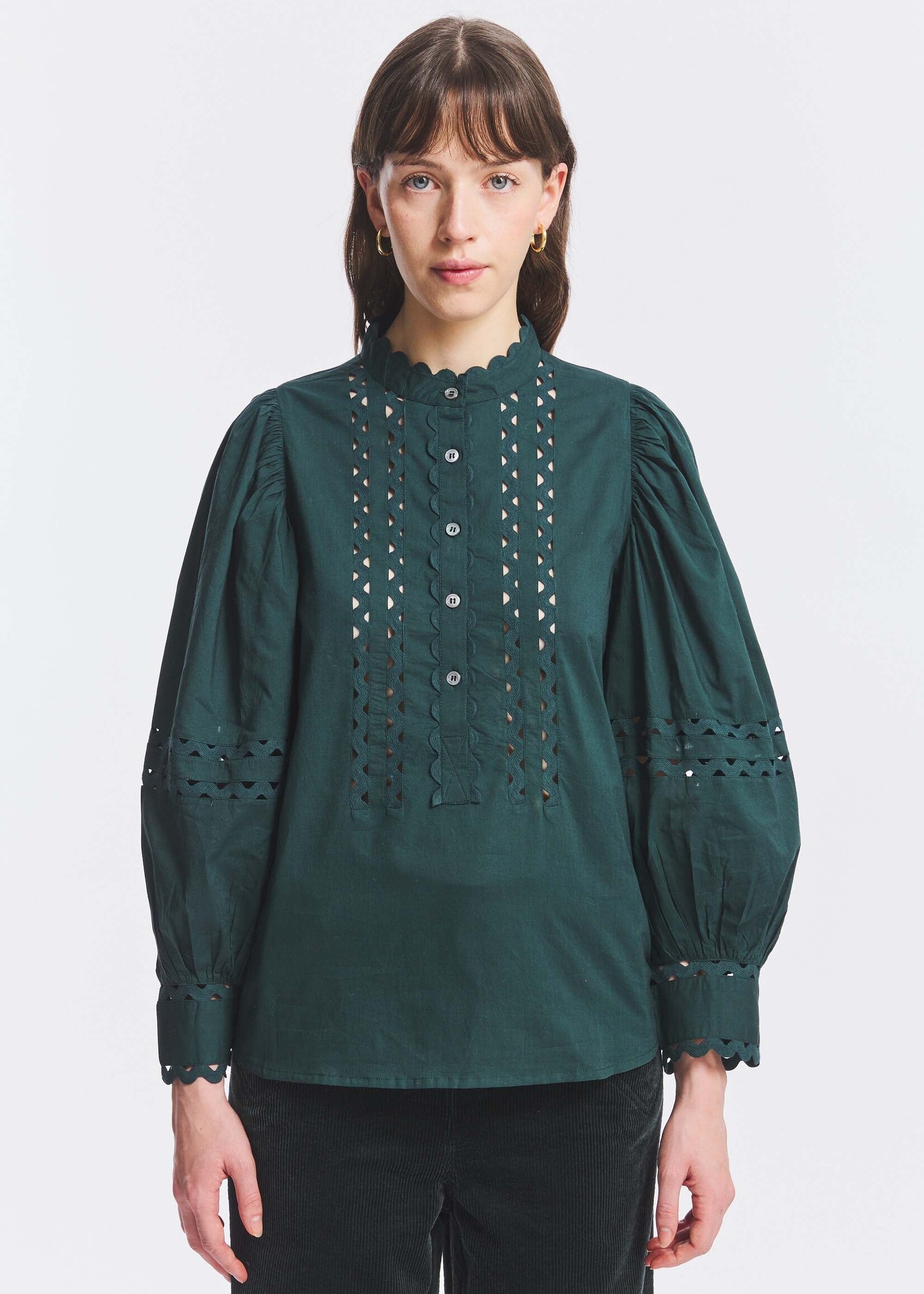 Romina blouse - Dark forest