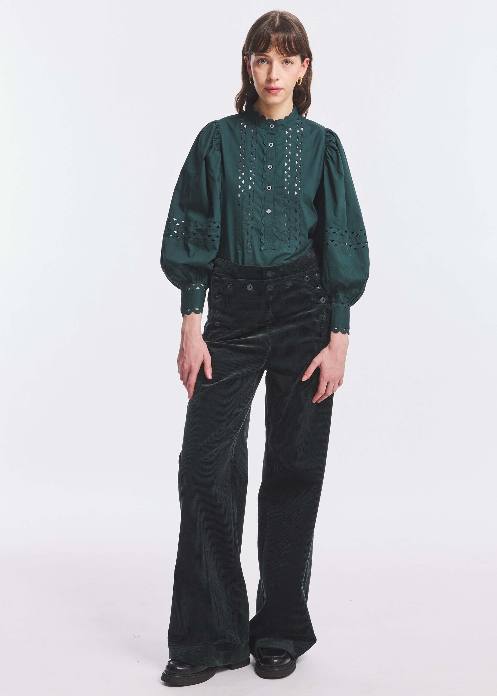 Romina blouse - Dark forest