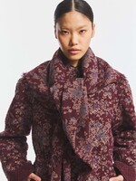Cinzo big square scarf - Brown