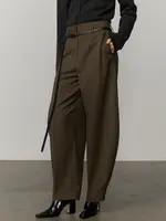 Birgitte Herskind Dante Mid Waist Pants - Khaki