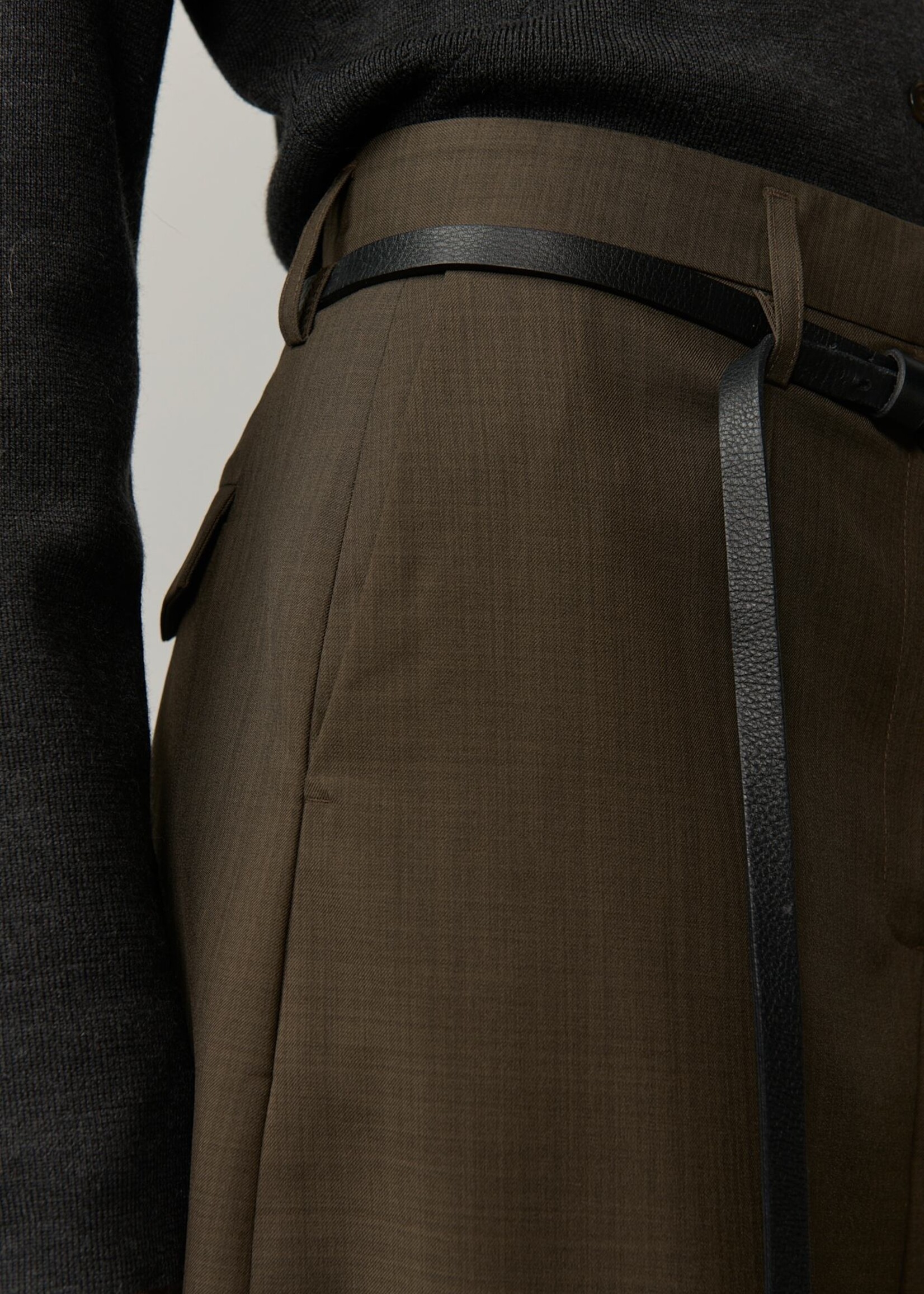 Birgitte Herskind Dante Mid Waist Pants - Khaki