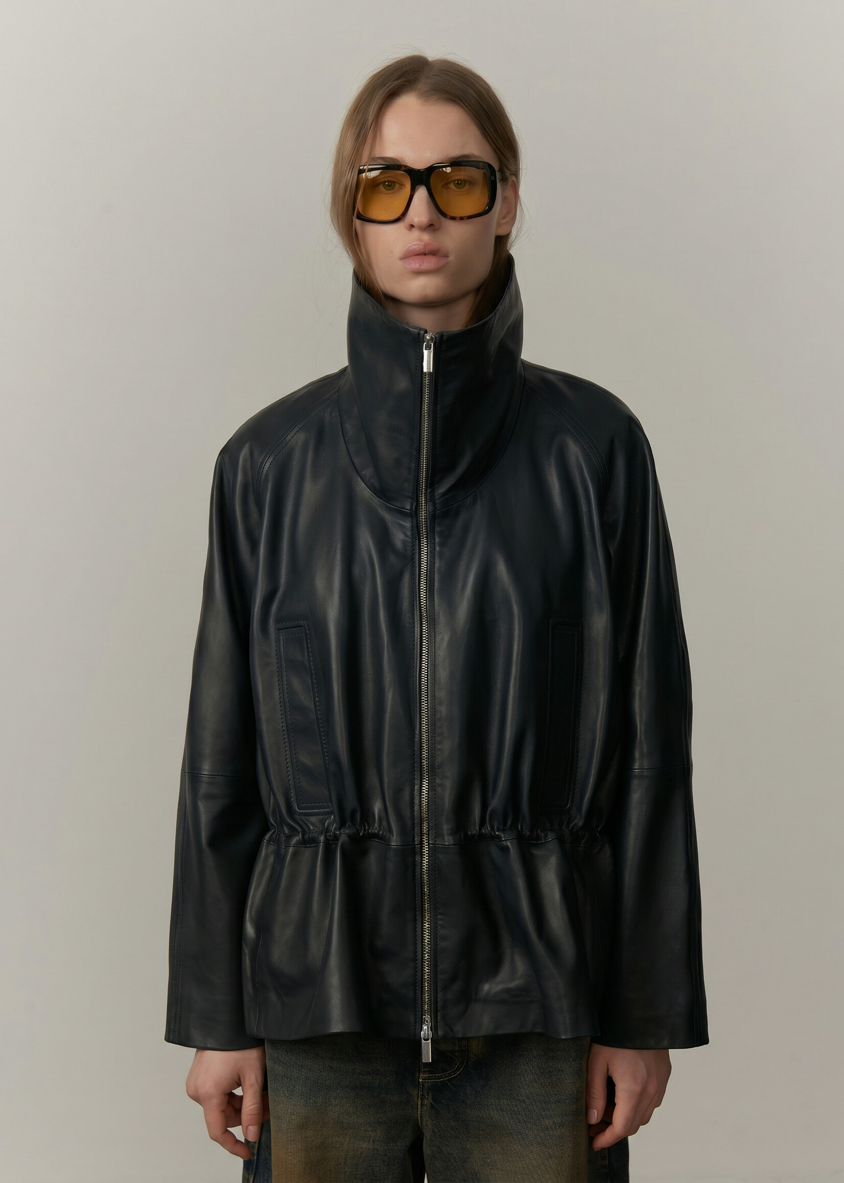 Birgitte Herskind Oscar Leather Jacket - Earth