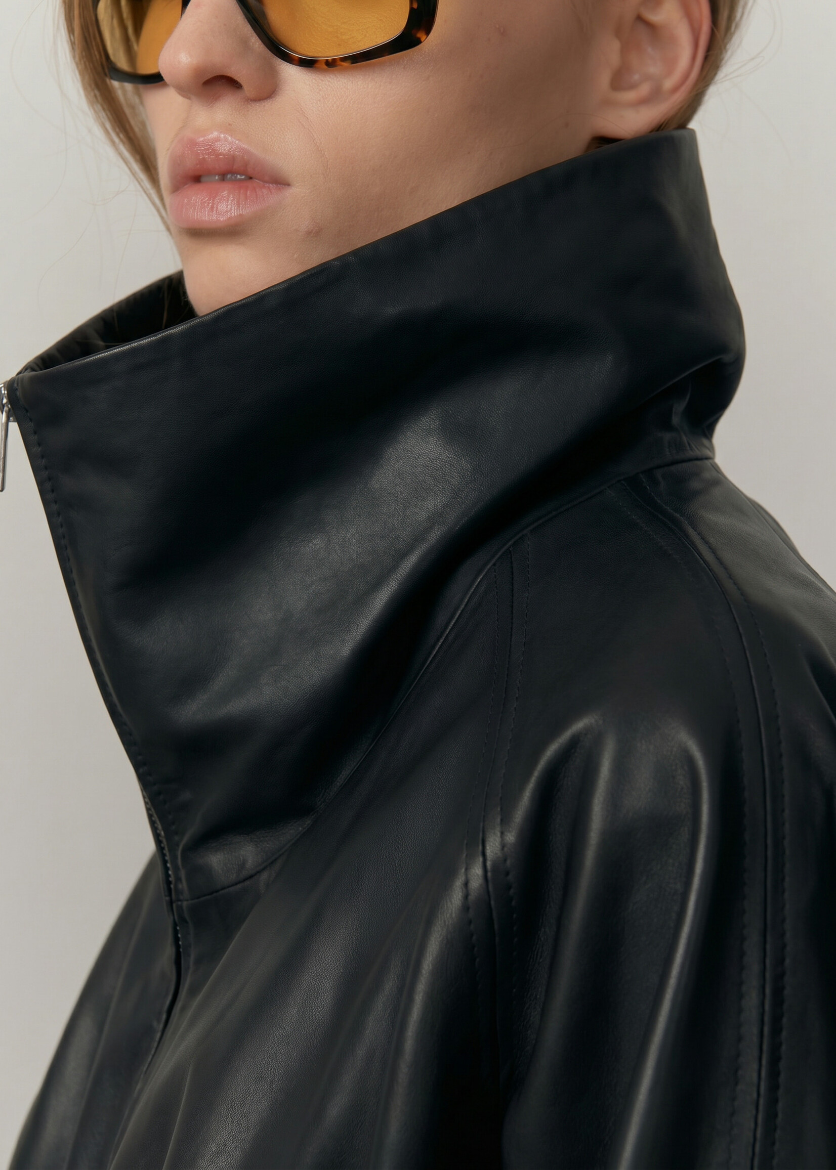 Birgitte Herskind Oscar Leather Jacket - Earth