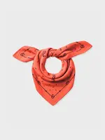 Absolut Cashmere Annabelle Print - Bandana - Coral Neon