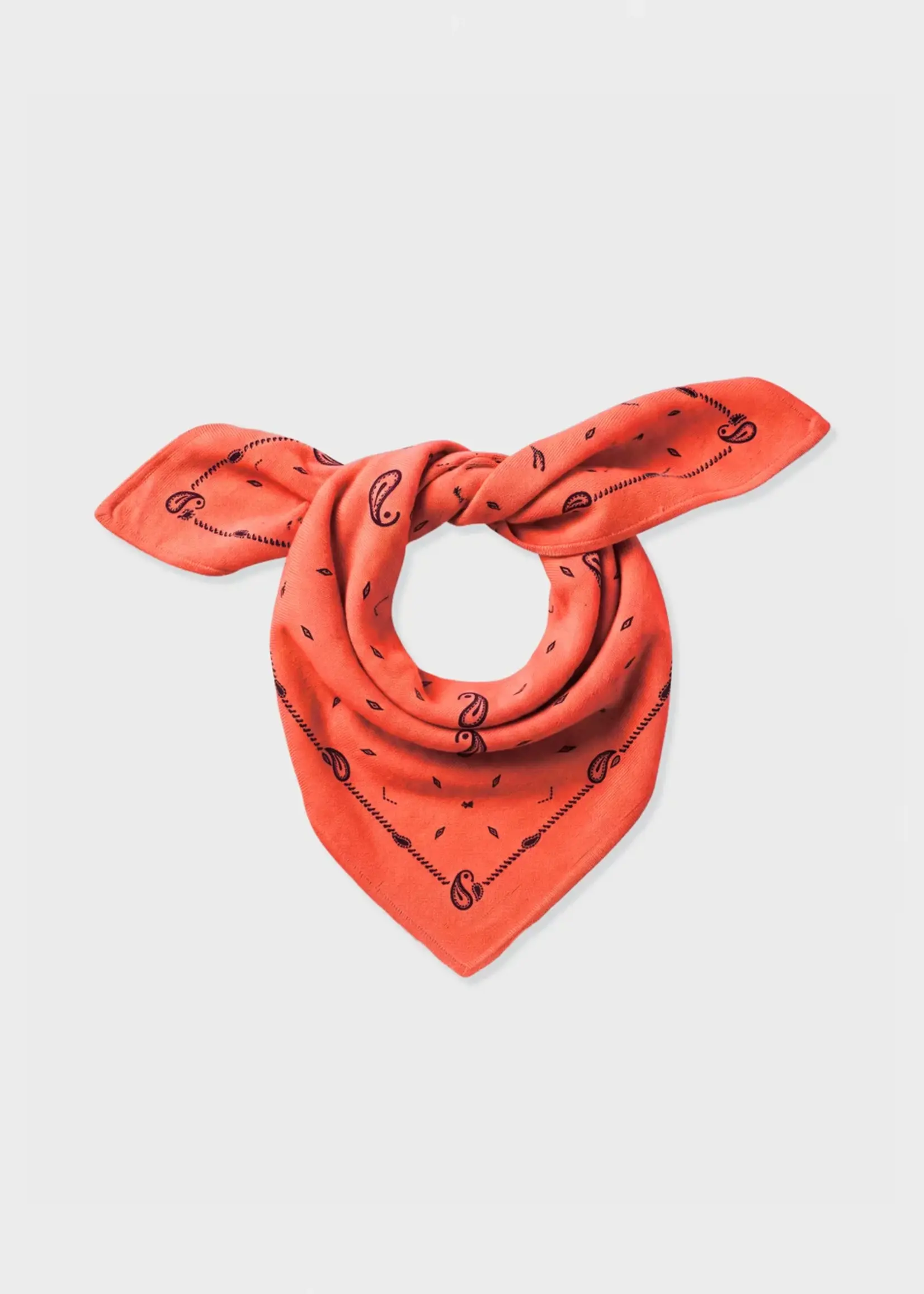 Absolut Cashmere Annabelle Print - Bandana - Coral Neon