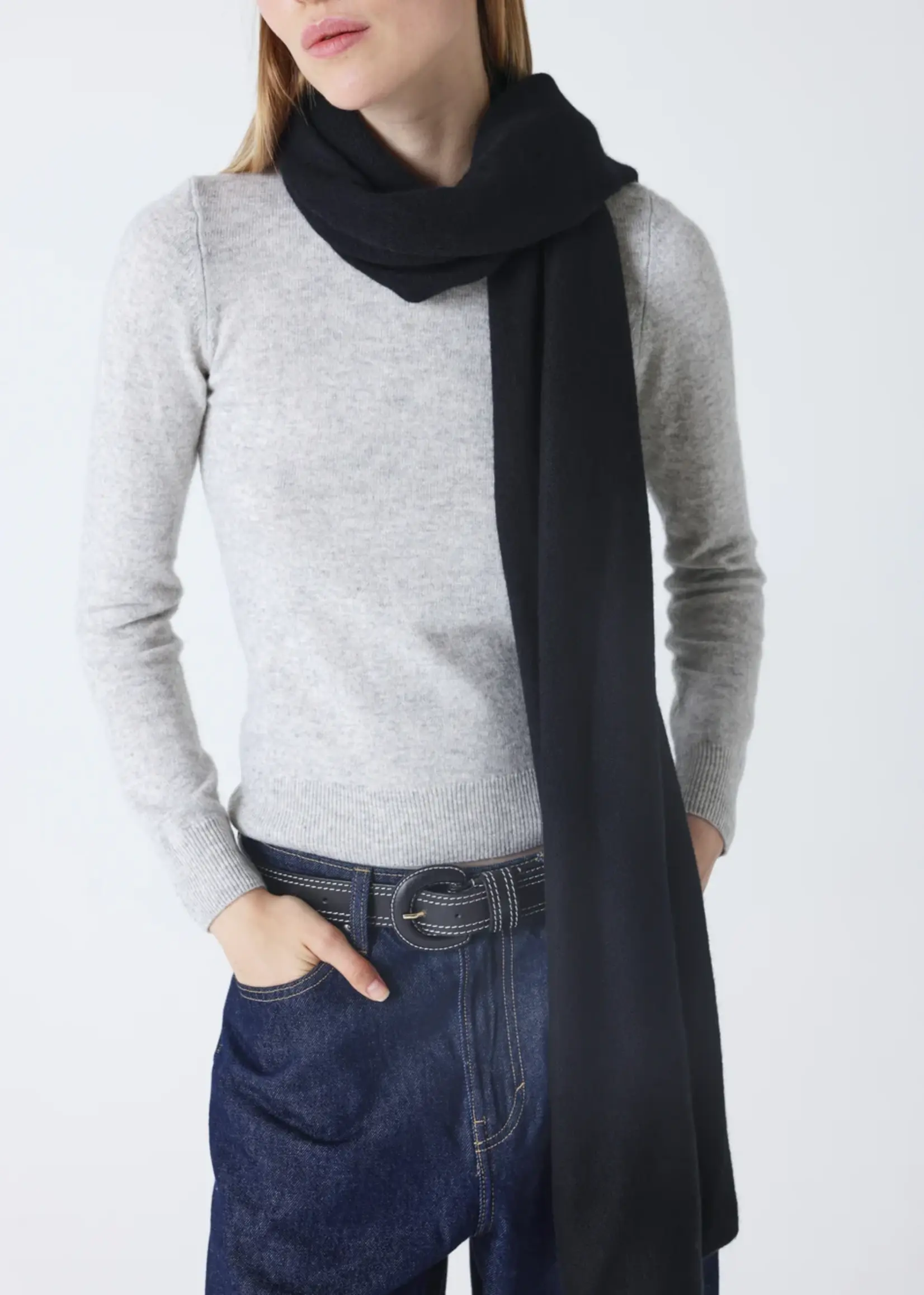 Absolut Cashmere Infinity scarf - Black