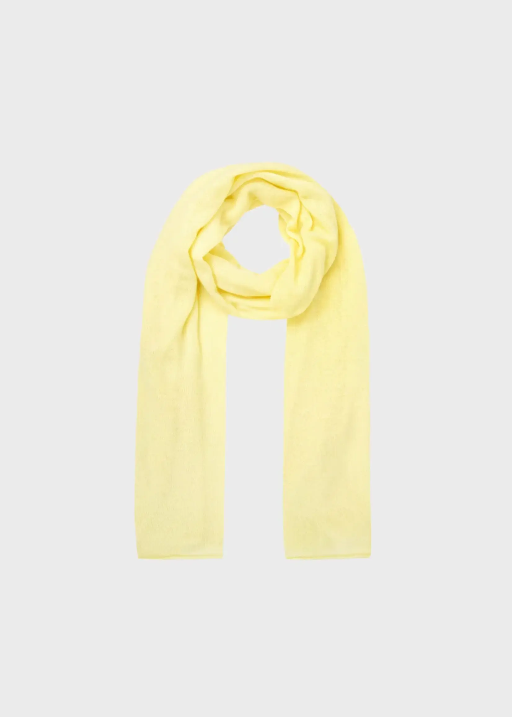 Absolut Cashmere Infinity scarf - Light Yellow
