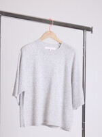 Absolut Cashmere Leana - Pull Col Rond MC - Light Heather Grey