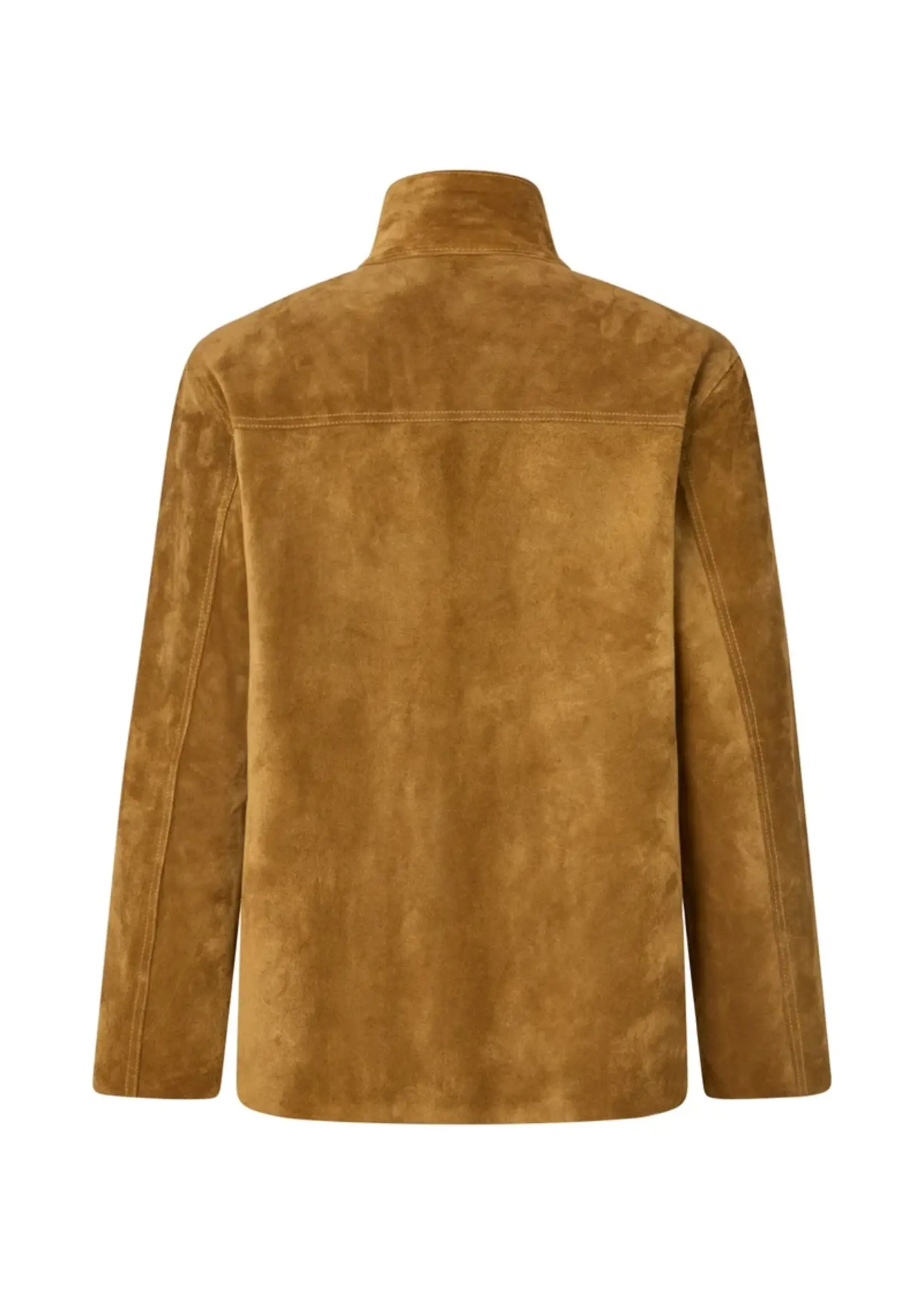 Rabens Saloner Thelma Heavy Suede Jacket - Whiskey