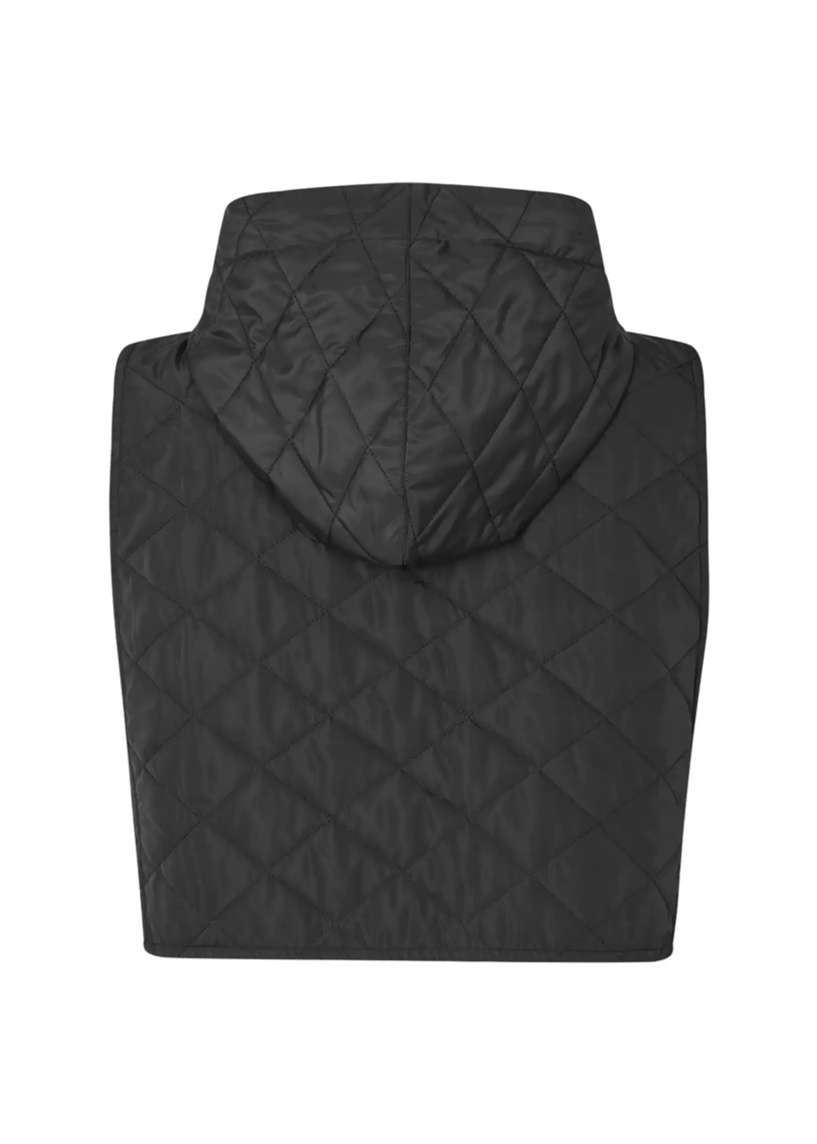 Rabens Saloner Nyx Tech Quilt Vest - Black