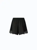 Pinko Shita gabardine shorts - Black