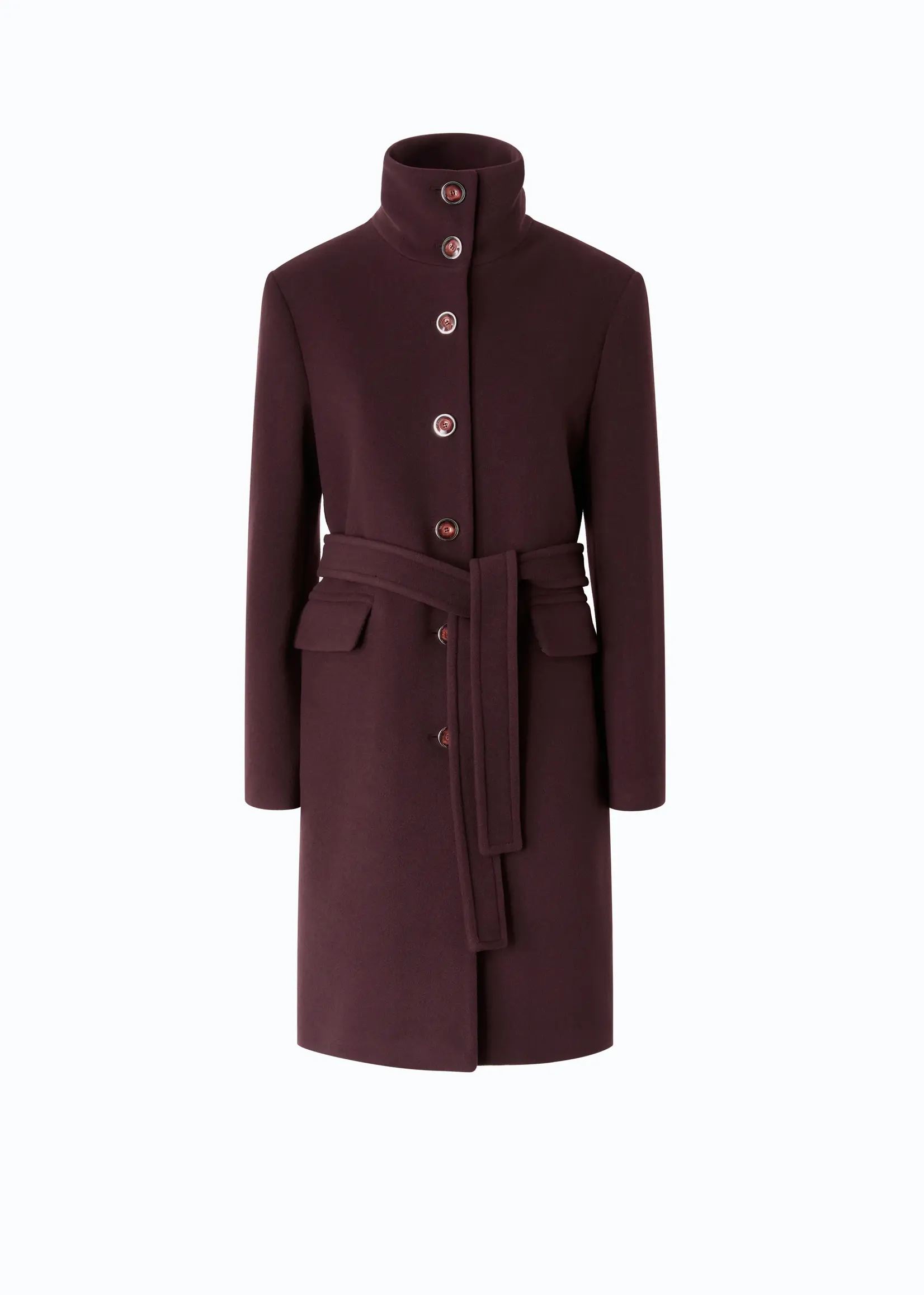Pinko Citiso panno doppio coat - Bordeaux scuro
