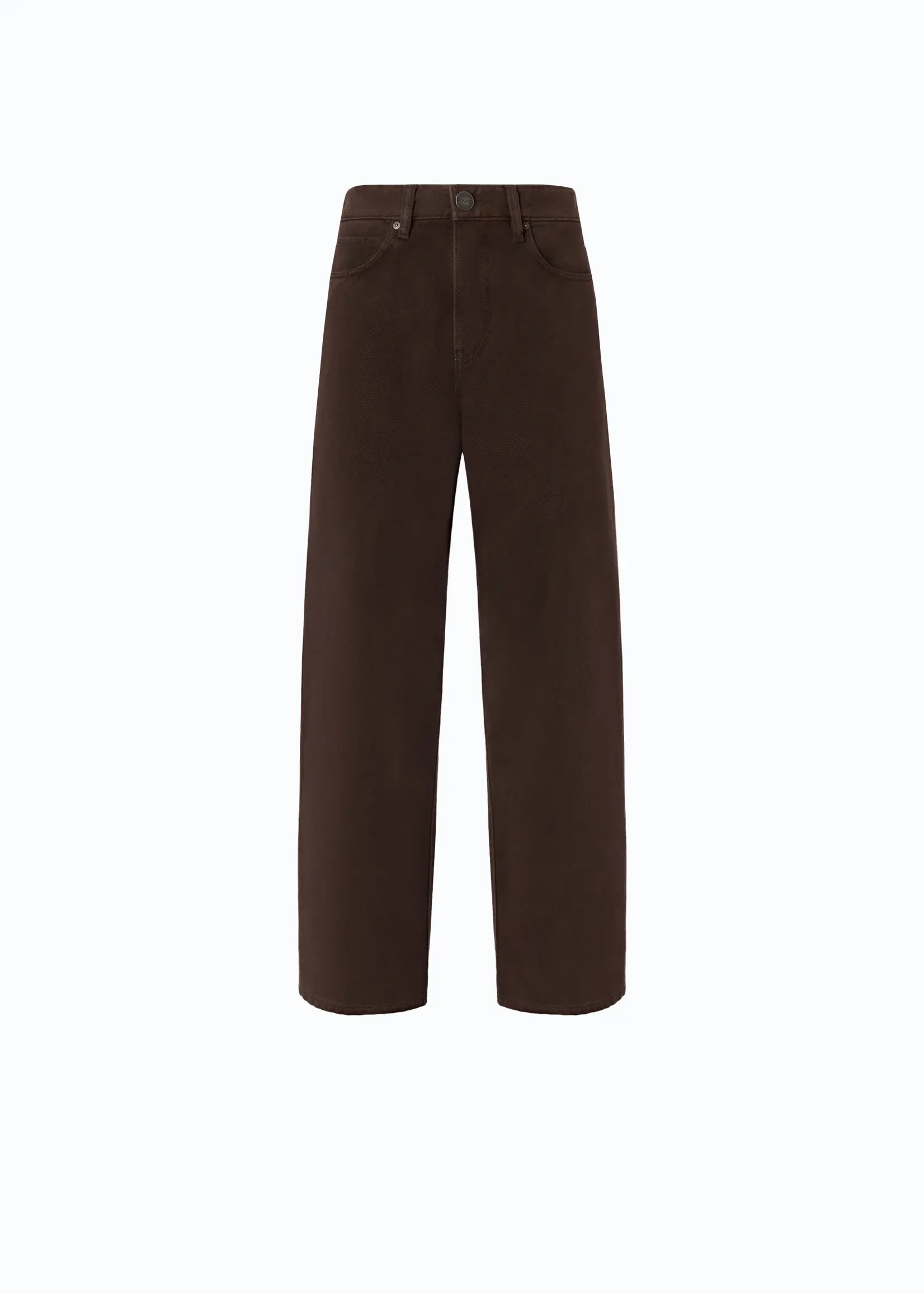 Pinko Estelle fisso washed pants - Black coffee