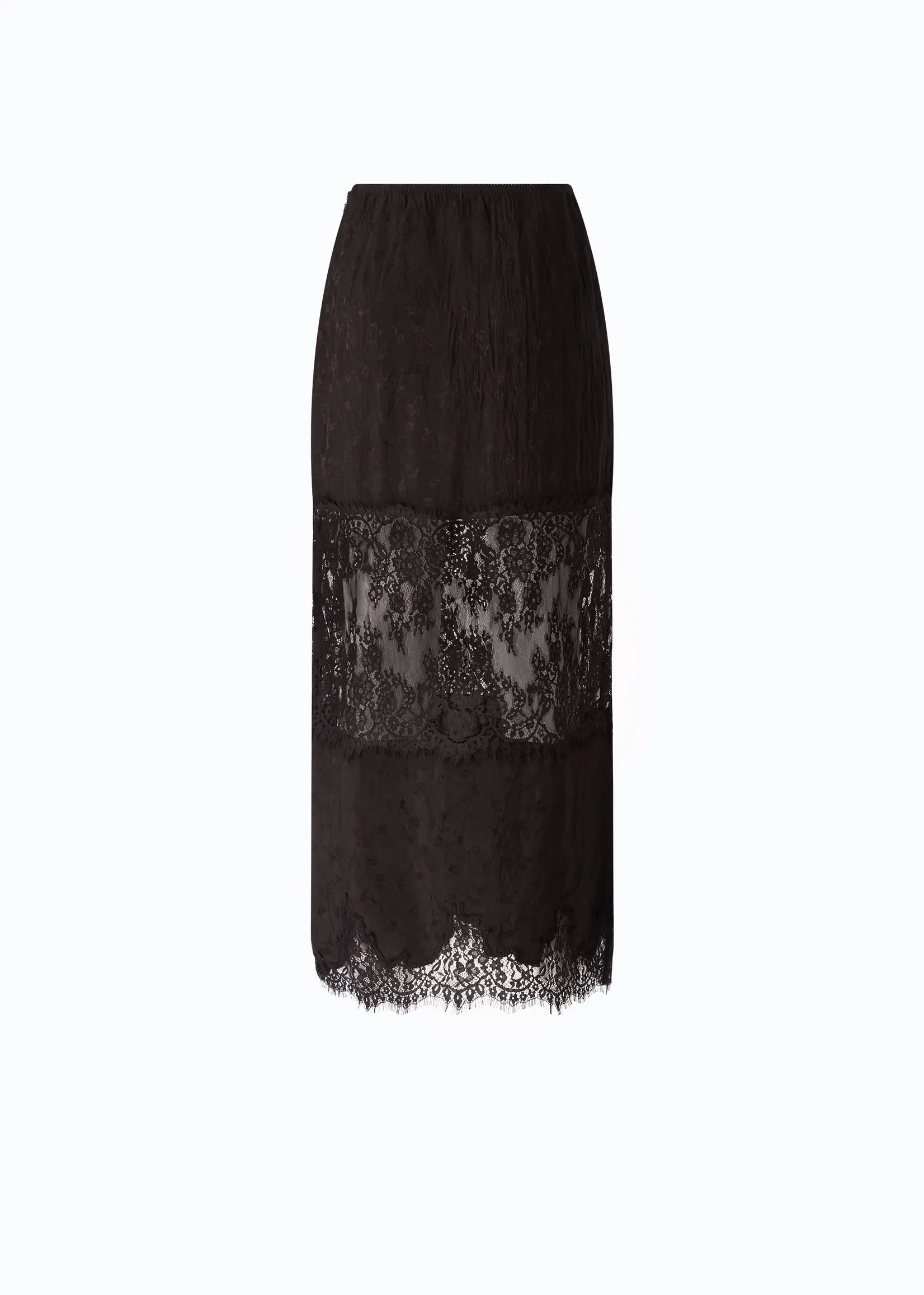 Pinko Glossofila gonna skirt - Black coffee