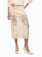 Pinko Glossofila gonna skirt - Ostrich grey