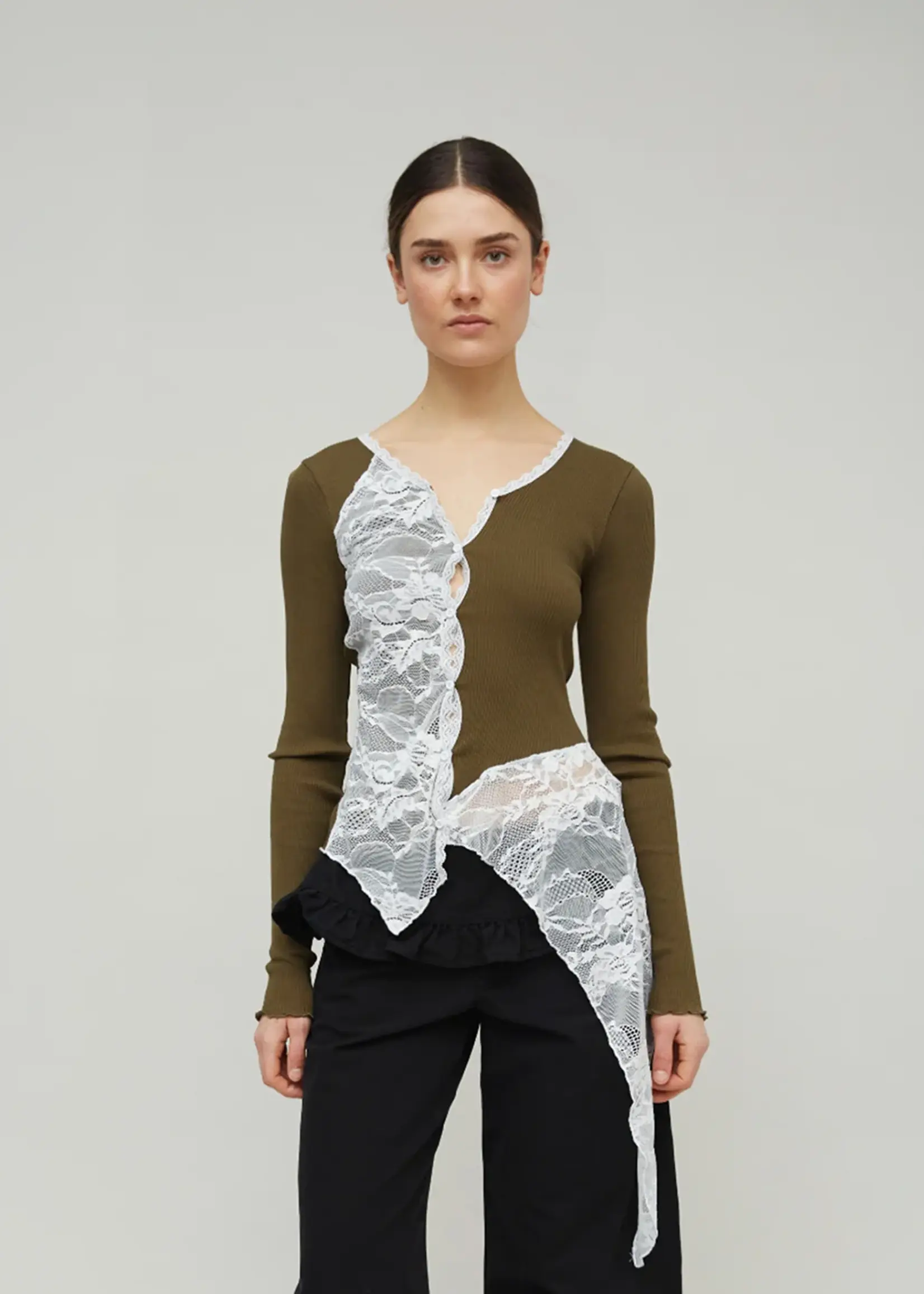 OperaSPORT Constanza seamless top - Olive
