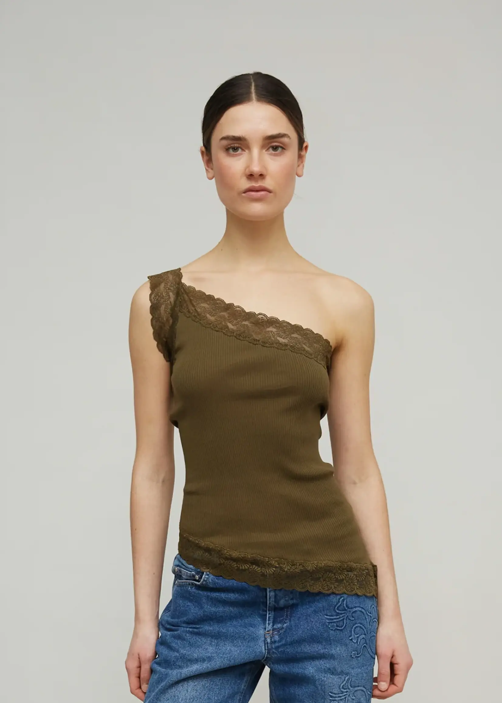 OperaSPORT Violetta seamless top - Olive