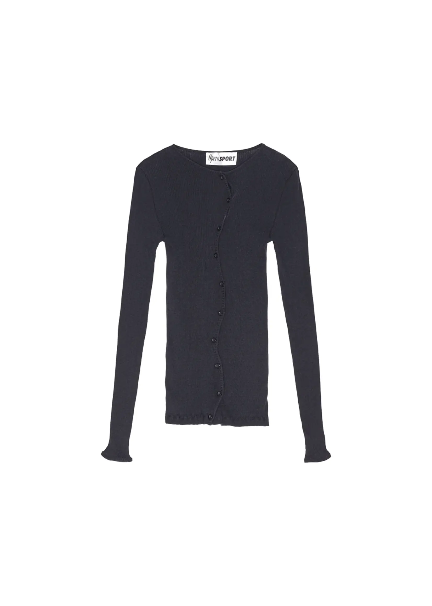 OperaSPORT Claire seamless cardigan - Black