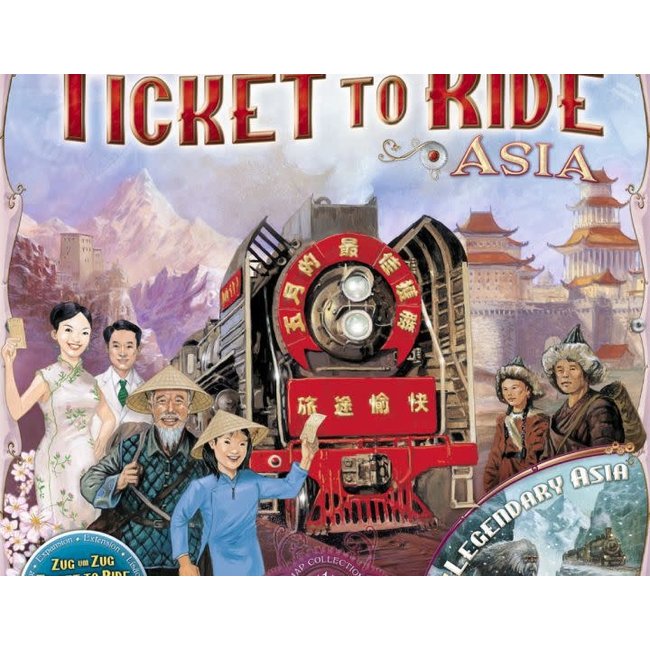 Ticket To Ride Asia + Legendary Asia