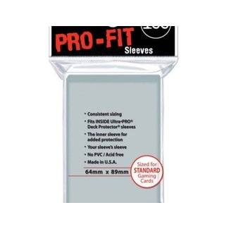 Ultra Pro Pro Fit Sleeves 100 Stuks