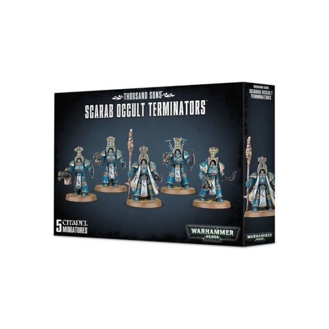 Games Workshop Warhammer 40k: Thousand Sons: Scarab Occult Terminators