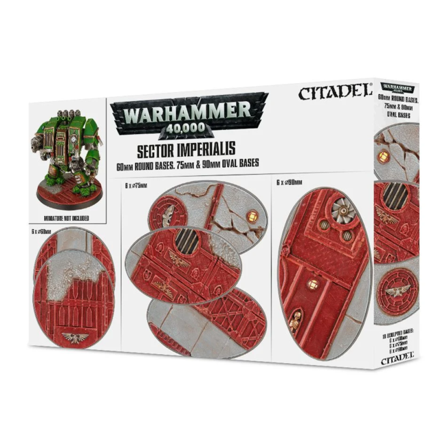 Sector Imperialis 60mm Round, 75mm Oval & 90mm Oval Bases