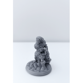 3D Printed Miniature - Fighter Male 01 - Dungeons & Dragons - Hero of the Realm KS