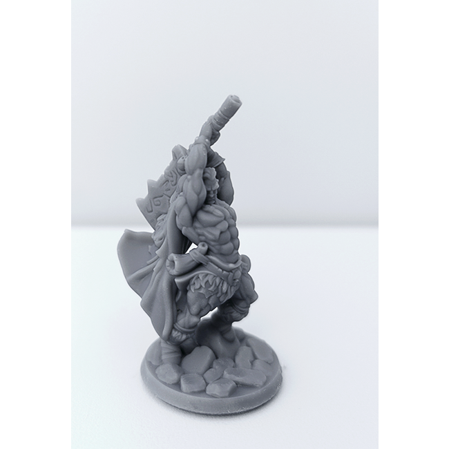 3D Printed Miniature - Barbarian Male 01 - Dungeons & Dragons - Hero of the Realm KS