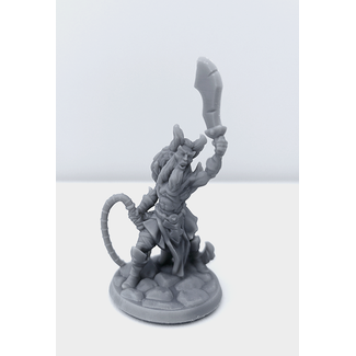 3D Printed Miniature - Demonkin Male 01 - Dungeons & Dragons - Hero of the Realm KS