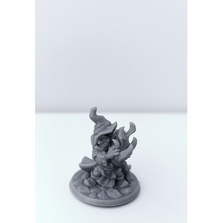 3D Printed Miniature - Gnome Warlock Male - Dungeons & Dragons - Hero of the Realm KS